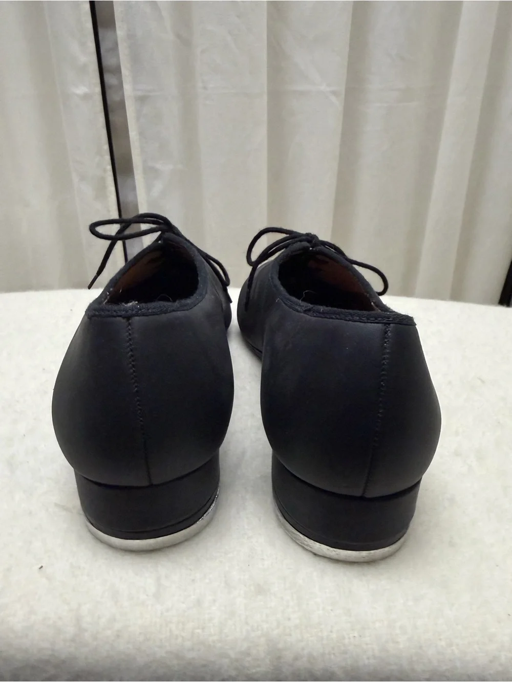 Bloch Black Leather Lace-Up Jazz/Practice Shoes
